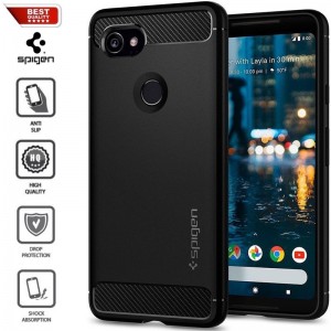 Spigen rugged armor Google pixel 2 xl dėklas - juodas